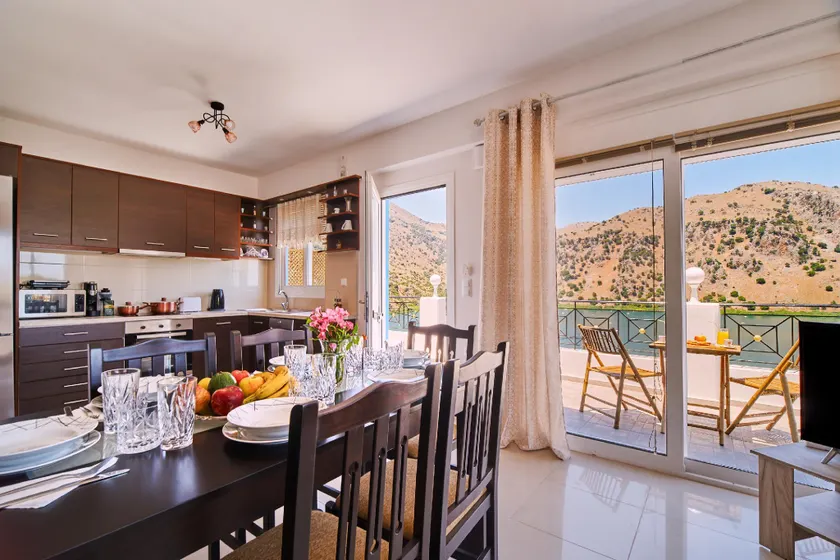 Lake View Suites Private Pool Villas with Panoramic Lake Kournas Views Near Chania - Image 1