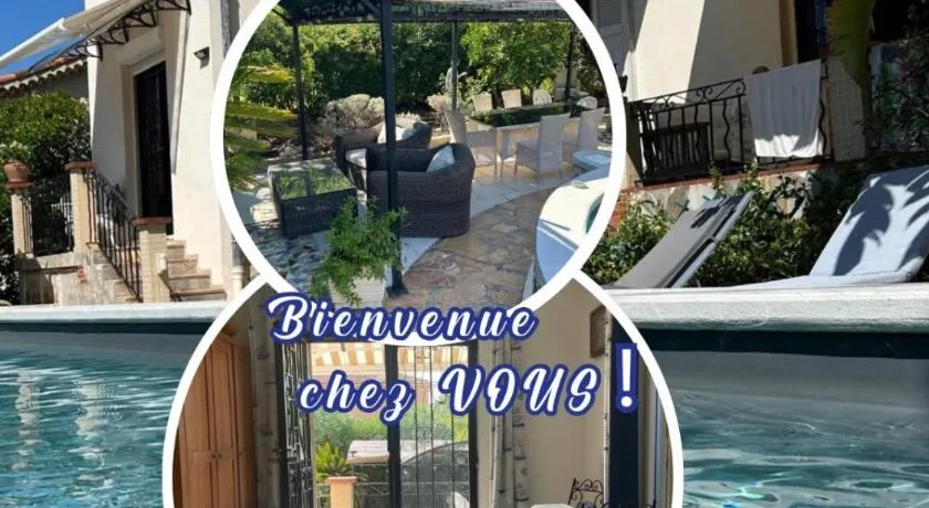 Très beau Studio lumineux dans Villa avec piscine - Image 1