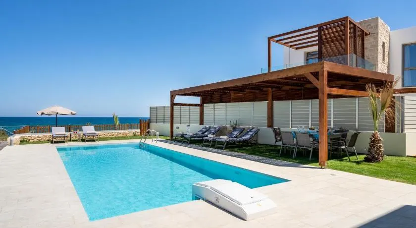 Lux Villa Nymphes Dioni 30m from beach with Pool BBQ and Play Area - Image 1