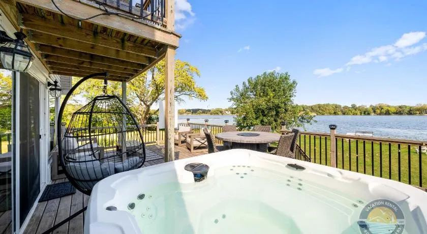 Cross Lake Retreat with Hot Tub & Stunning Views - Image 1