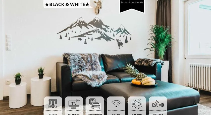 Relax Apartment Black & White - Image 1