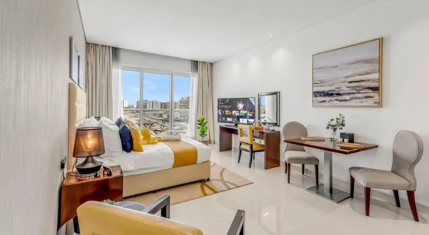 Waves - Stylish Studio with Balcony in Dubai South - Image 1