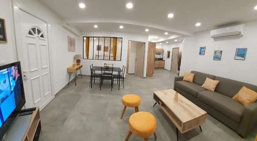 Appartement villa vue mer climatisé 2 chambres parking classé 4 étoiles - Image 1