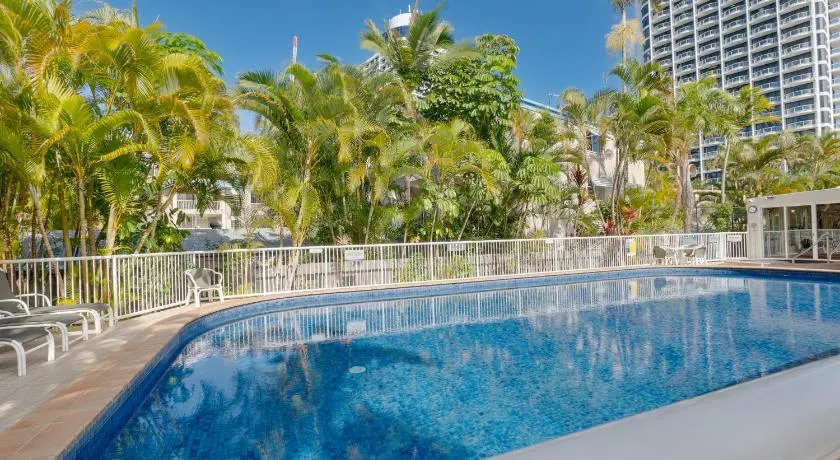 Broadbeach Retreat Pool, Tennis Walk to Beach - Image 1