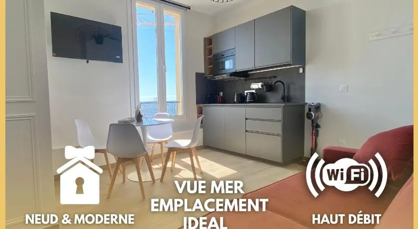 Appartement moderne climatisé Monaco vue Mer - Image 1