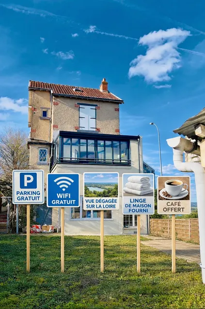 Maison Cosy avec Véranda vue sur la Loire, jardin et parking gratuit - Image 1