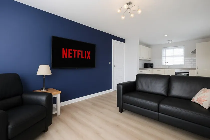 Stylish 2-Bedrooms - Perfect for Contractors, Families, & Groups - Sleeps 4 - Speedy WiFI - Image 1