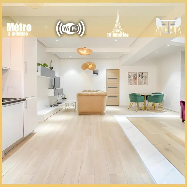 Le loft Parisien spacieux proche Tour Eiffel - Image 1
