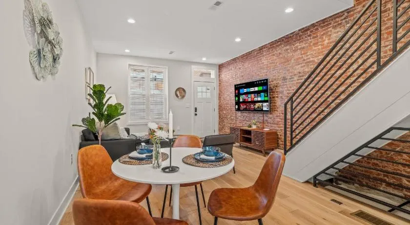 Clean and Comfy King Bed Steps to Fishtown Fun - Image 1