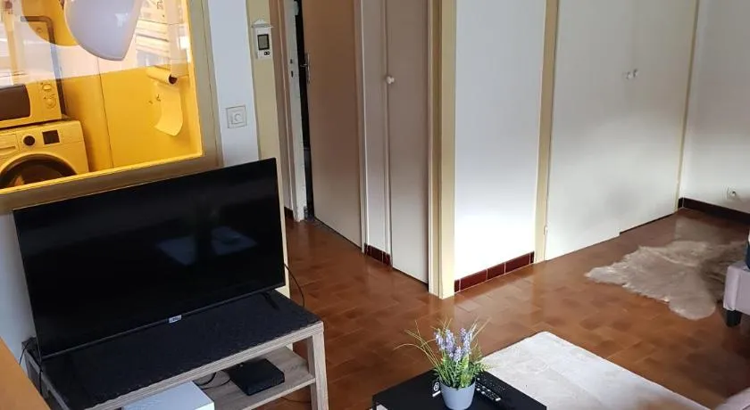 grand studio dans une résidence prive avec une cuisine et salle de bain séparé un parking gratuit et une magnifique vue sur les montagness - Image 1