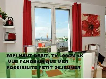 Appart Cosy Brest (La gare) vue mer - Image 1