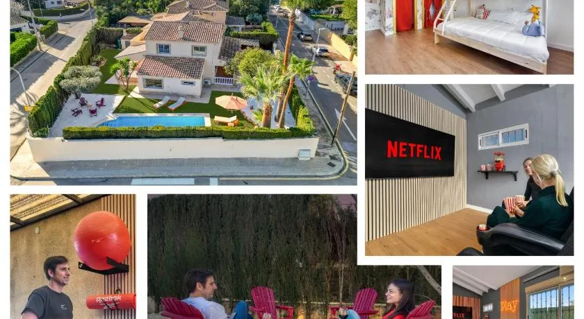 Private Garden Villa near Valencia with Cinema and Gym - Image 1
