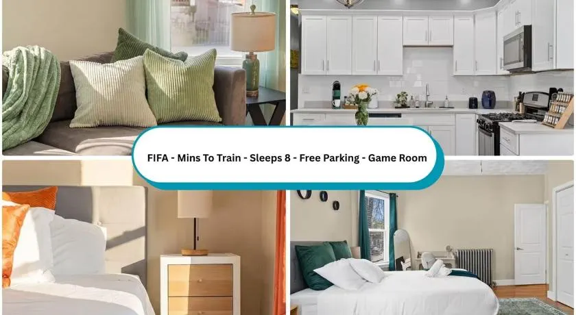 FIFA! Direct Train to Gillette - Spacious Modern 3BR - FREE Parking - Heart of Boston - Image 1