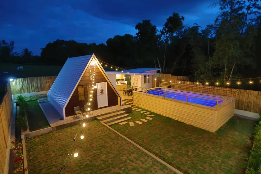 Pet-Friendly A-Frame w/ Private Pool & Stargazing - Image 1
