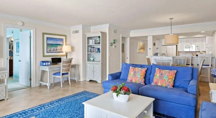 Vue sur l'eau depuis le 5e étage balcon, condo en bord de mer à Sanibel Harbour Resort - Image 1