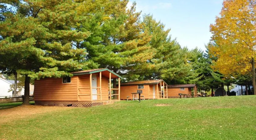 Plymouth Rock Camping Resort Rustic Cabin - Image 1