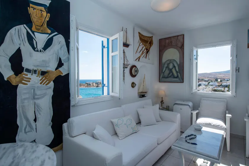 Aiolos Home with private veranda and amazing sea views, Paros - Image 1