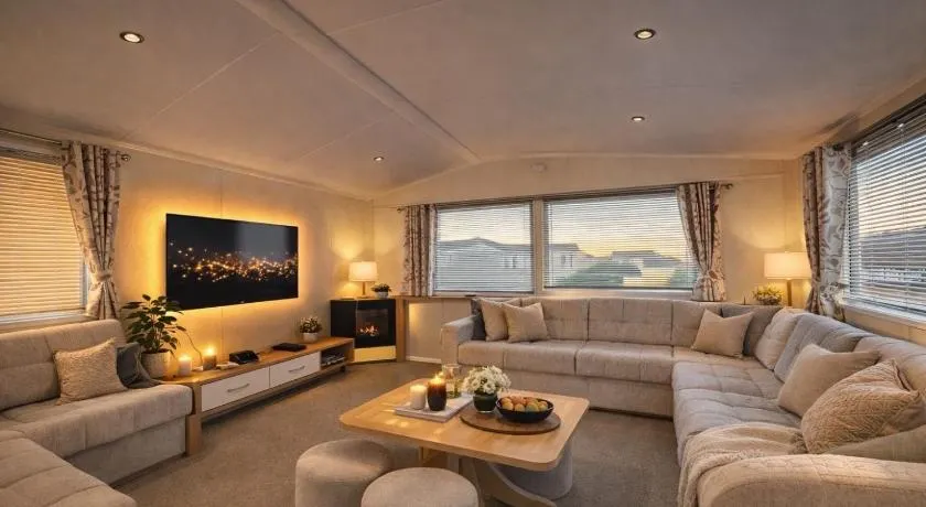 Beautiful caravan at Kent coast with wrap around decking and free WiFi sleeps 6 - Image 1