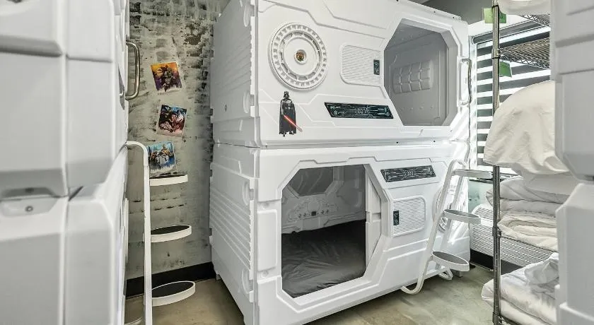 Galactic getaway for 8 Star Wars sleeping pod room - Image 1