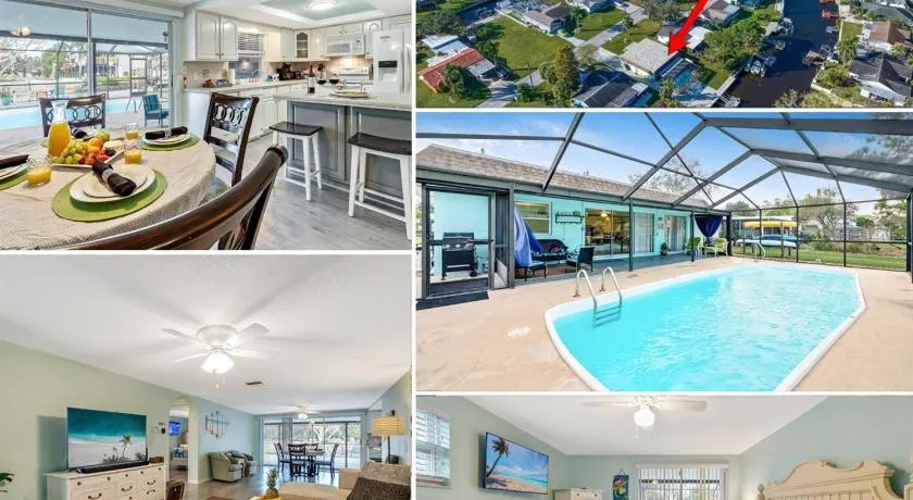 Cozy Oasis Screened Pool Picturesque Water Canal Views! - Image 1