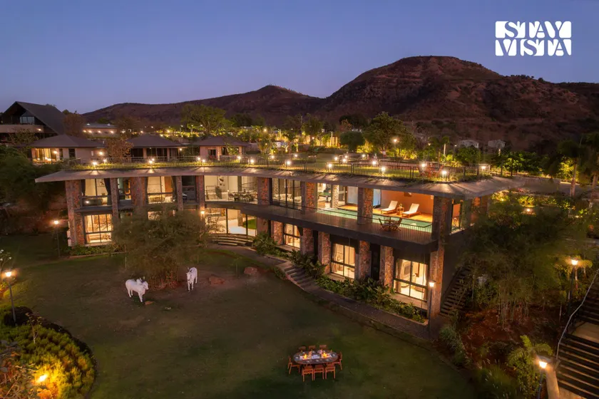 StayVista at The Earth Stone with Infinity Pool, Lawn - Image 1