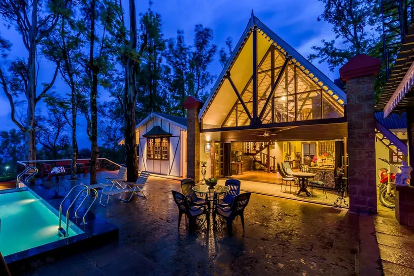 SaffronStays Tudor Rose -3BHK Panchgani Villa with Outdoor Bar & Pet-Friendly - Image 1
