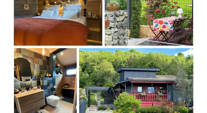 TiNY HOUSE LE CHALET LIT KING SIZE -TERRASSE - PETIT DÉJEUNER-CLIMATISATION -PARKING - Image 1