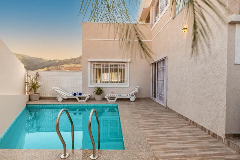 ELIVAAS Signature Shourya Zenna Luxe 3BHK Villa with Pvt Pool, Udaipur - Image 1