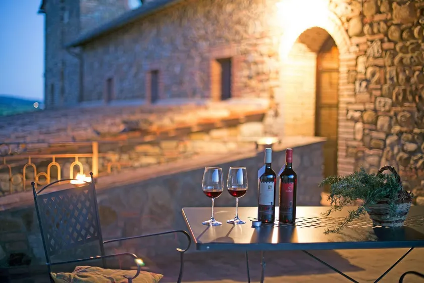Typical Stone House looking Banfi Wineries - Image 1