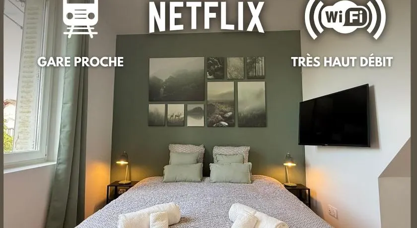 Studio L'émeraude NEW Cozy - Gare Parilly - Image 1