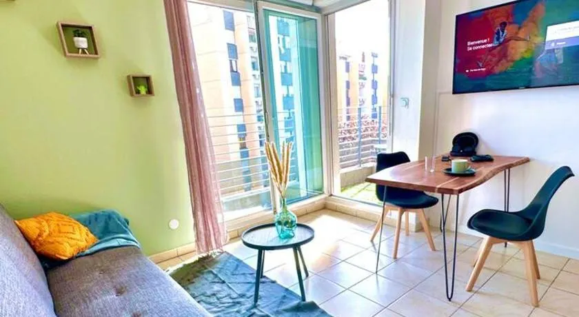 Lumineux T1 : balcon, TV sat&VOD, proche Part-Dieu & Université - Image 1
