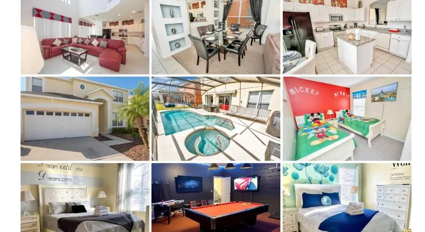 Disney Dream with Hot Tub, Pool, Xbox, Games Room, Lakeview, 10 min to Disney, Clubhouse - Image 1