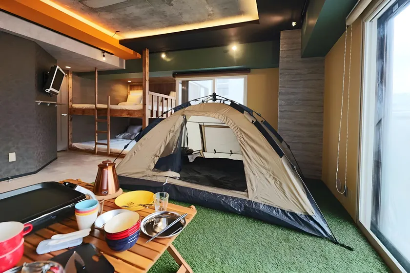AutumnSALE 夏灯路を楽しむ札幌定山渓ステイ-CampRoom-MOLINHOTELS506 - Image 1