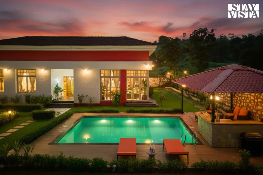 StayVista's Rustique Radiance - Hillside Retreat with Outdoor Pool & South Indian Architecture - Image 1