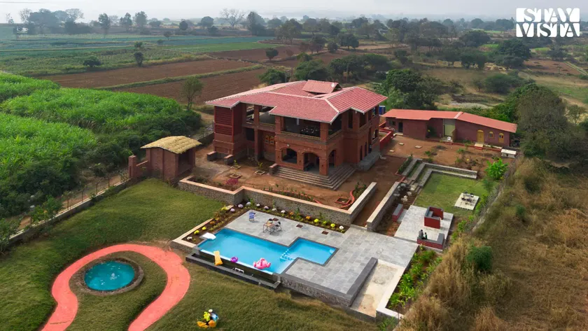 StayVista at Bahava with Pool, Lawn, Balcony - Image 1