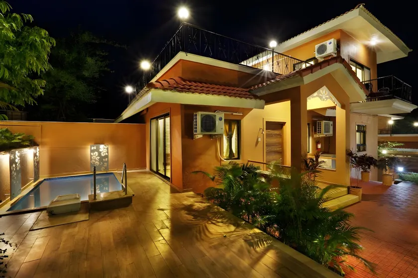SaffronStays Nithyam - 2BR budget pool villa in Wada, gated community, Wi-Fi, river walk, near Mumbai via NH48 - Image 1