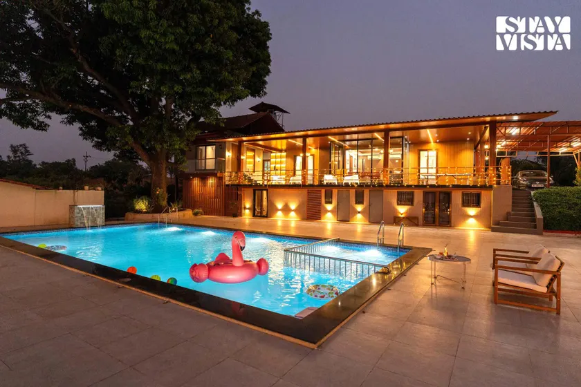 StayVista at Sasha Farms - Roha with Pickleball Court - Image 1