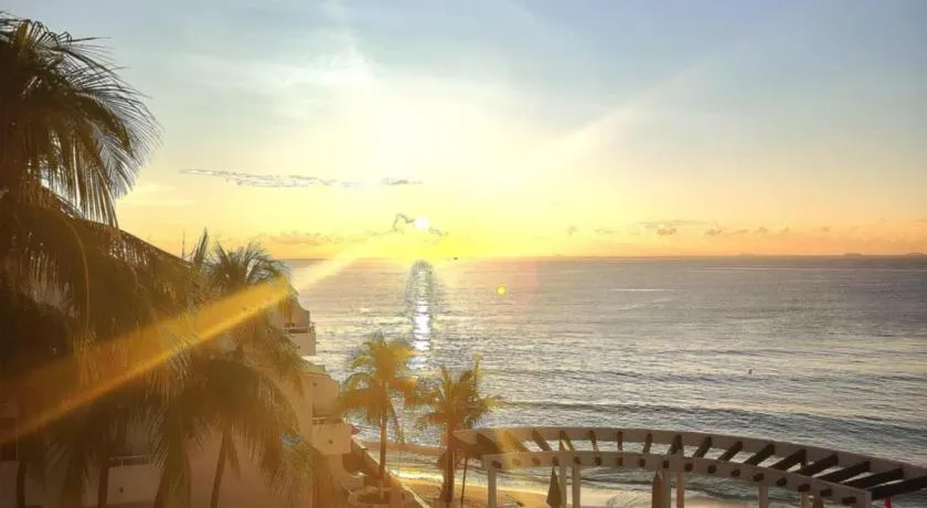 SUNSET FISHERMEN BEACH & SPA RESORT-Optional All Inclusive- 3 UNITS CHOICE-ROOM - 344A Ocean view with terrace- ROOM 344B No terrace, View from window to park - STUDIO 344C Ocean View Studio for 2- Playacar Beach, Phase 1-NO ELEVATOR! - Image 1