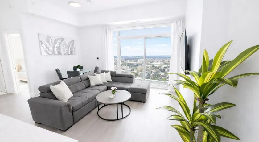 Skyline Luxury Suite Floor to Ceiling Views King Bed Balcony - Image 1