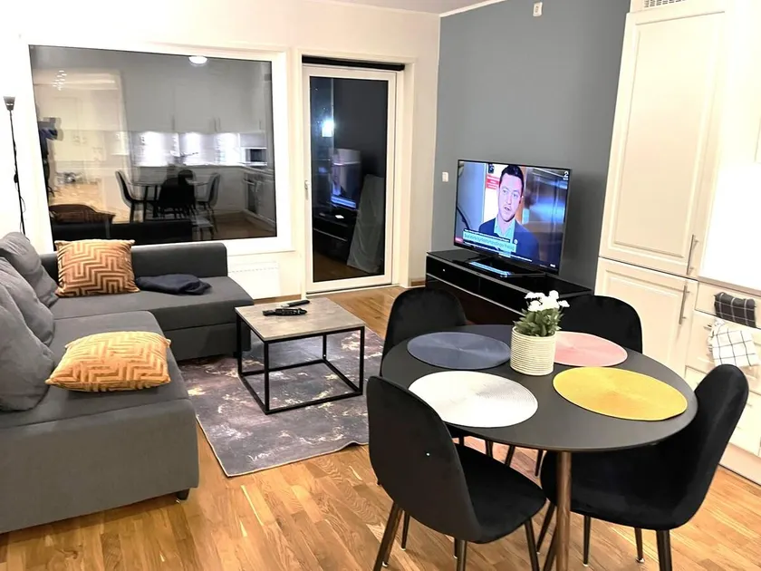 Scandpoint Apartment Lillestrom -Cosy 3 rooms flat with free Parking, EV Charger 18 min from Airport - Image 1