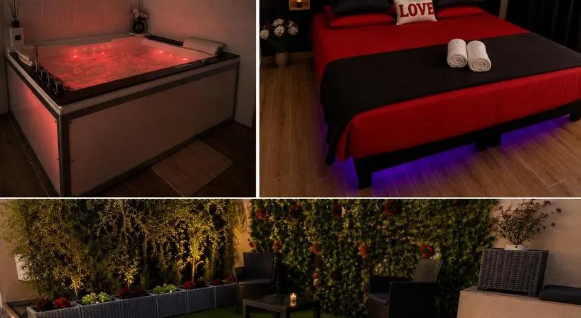 Love Room - Balnéo 4 places - King Size - Jardin privatif - Tarif dégressif plus de 1 nuit - Image 1