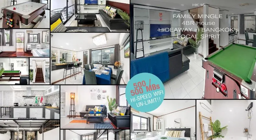 MIQ HK16 - 3BR Huai Khwang MRT with Pool Table near Jodd Fair - Image 1