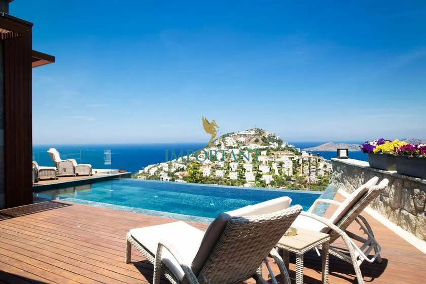BD4127 4 BedroomVilla Pool  ViewinBodrumYalikavak - Image 1