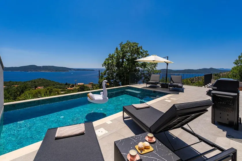 Villa Blue Sunset - Stunning Sea View Luxury Villa with Private Heated Pool - Image 1