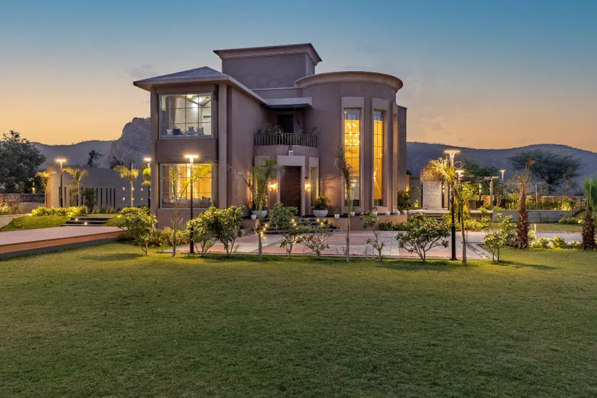 ELIVAAS Noahs Ark 3 BHK Villa with Pvt Pool, Garden & Gazebo - Image 1