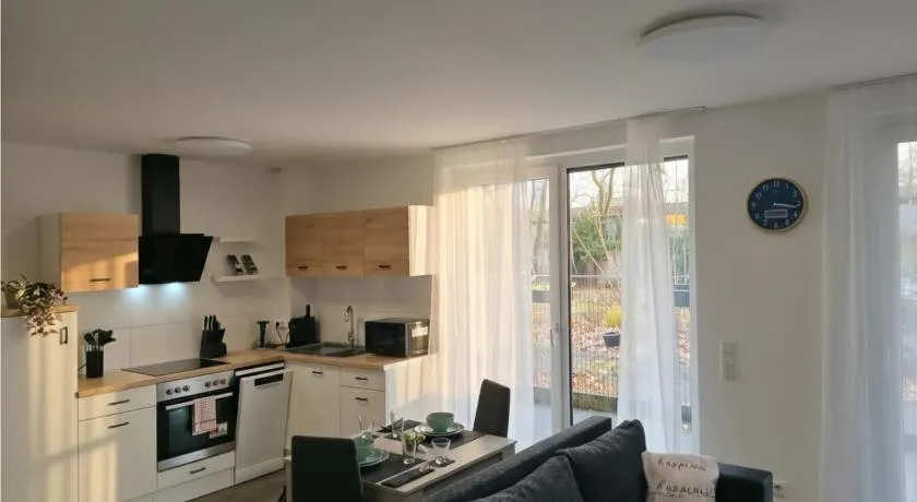 Modern Living nearby RheinHafen mit Balkon und Parken - Apolonia Living - Image 1