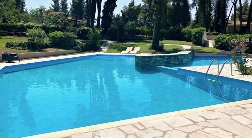 Luxurious Sani Villa Luna with shared pool - Image 1