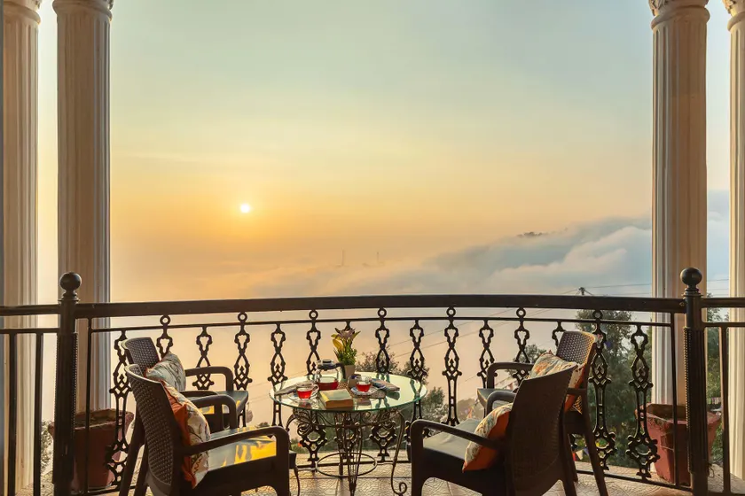 StayVista at Stonehill Manor 3BR Luxury Mountain Cabin with Deck at Dharamshala - Image 1