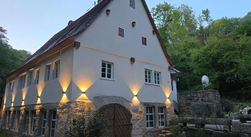Privates Ferienhaus mit Sauna und Garten I Alleinlage im Taubertal bei Rothenburg I Tauberblick Obere Walkmühle - Image 1