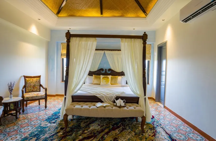 ELIVAAS The Kanota Retreat 4 BHK Villa Near Kanota Dam With Pvt Pool & Hill Views - Image 1